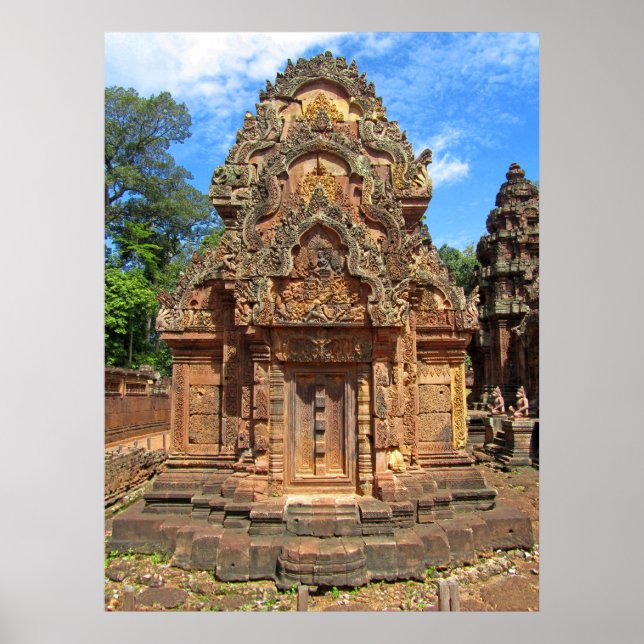 Banteay Srei Temple Chandi Poster (Framsidan)