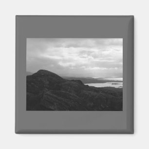 Bantry fjärd från tunnelvägen Ireland. Magnet
