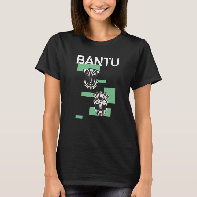 Bantu Mask T Shirt (Framsida)
