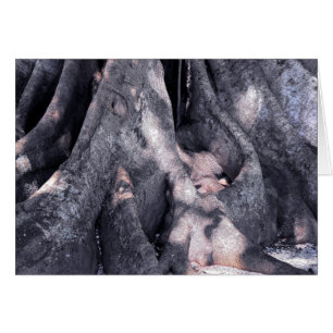 Banyan Träd Hälsningskort