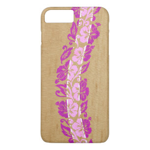 Banyans Hawaiian Hibiscus Faux Wood Surfboard