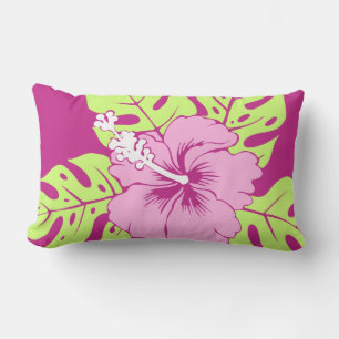 Banzai Beach Hawaiian Hibiscus Lumbar Pillows Lumbarkudde