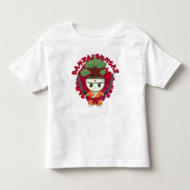 Banzai Bonsai! T Shirt (Framsida)