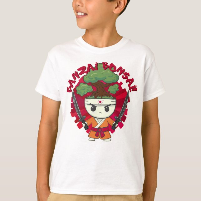 Banzai Bonsai! T Shirt (Framsida)