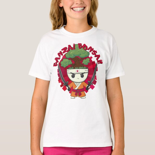 Banzai Bonsai! T Shirt (Framsida)