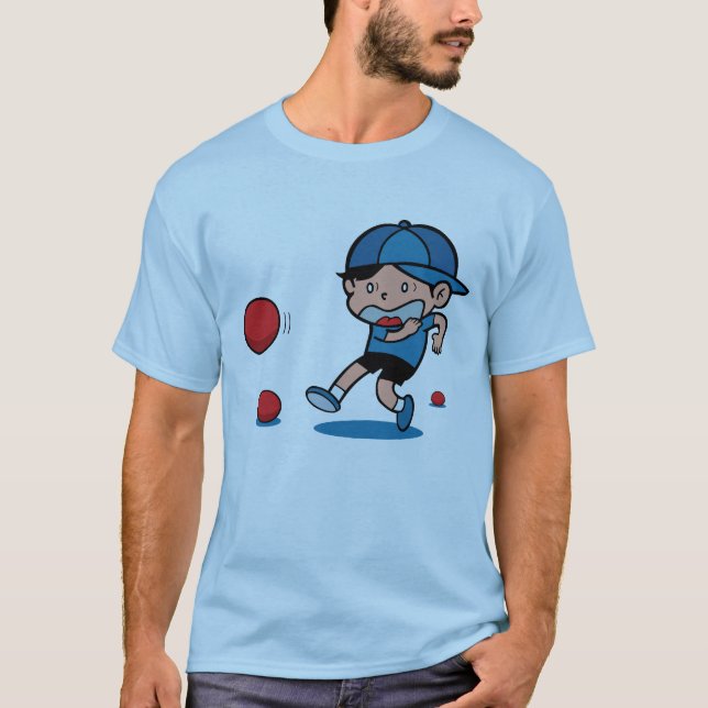 Banzai! Dodgeball T Shirt (Framsida)