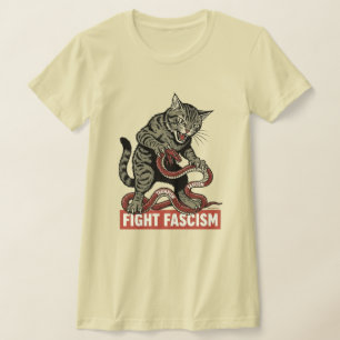 Banzai Kat Bekämpa Fascism  T Shirt