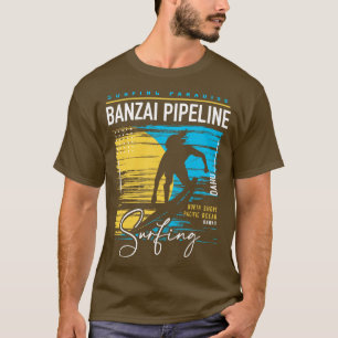 Banzai Pipeline North Shore Hawaii Surfing Surfa H T Shirt