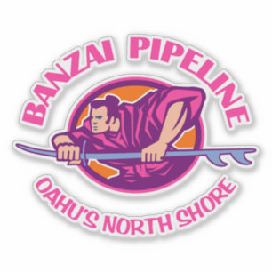 Banzai Pipeline (p) Klistermärken