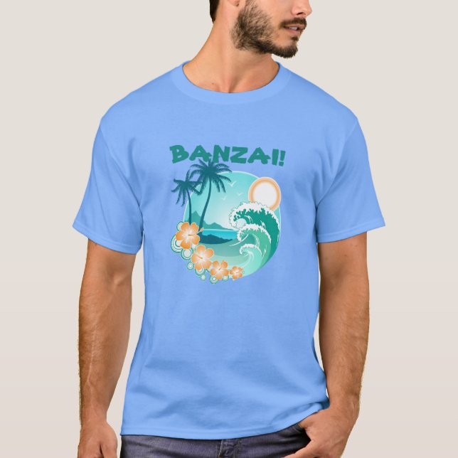 Banzai Surfing T-shirt (Framsida)