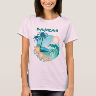 Banzai Surfing Tee Shirt