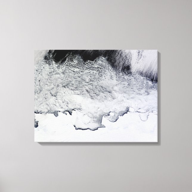 Banzare, Sabrina och Budd Kusten, Antarctica Canvastryck (Framsida)