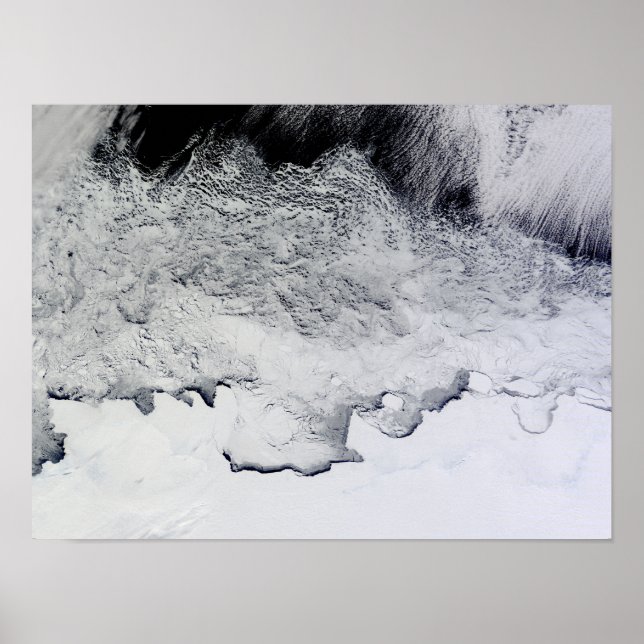 Banzare, Sabrina och Budd Kusten, Antarctica Poster (Framsidan)