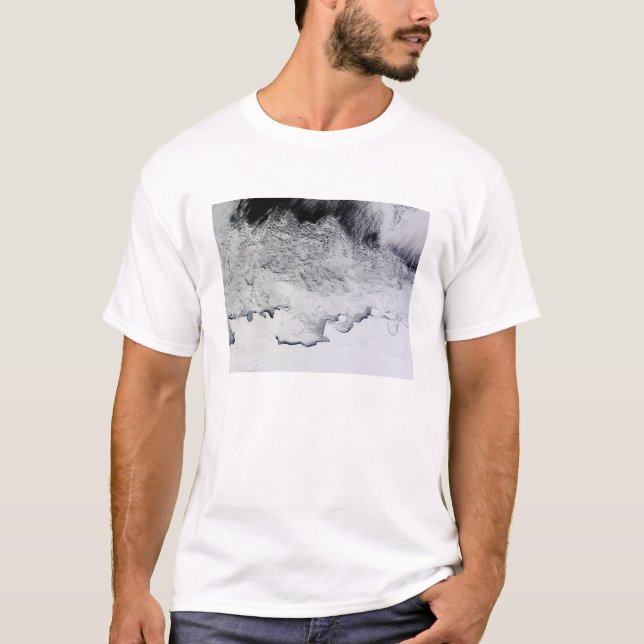 Banzare, Sabrina och Budd Kusten, Antarctica T Shirt (Framsida)