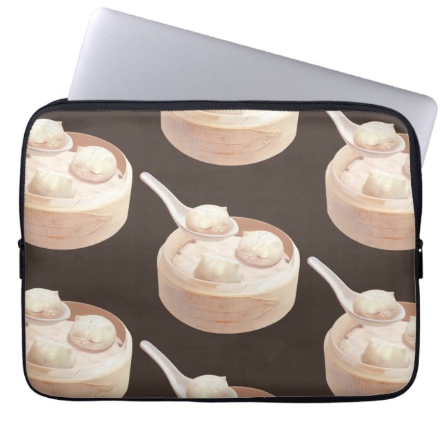 Bao Baby - Tea Time Bao Buddies Laptop Fodral (Framsidan)