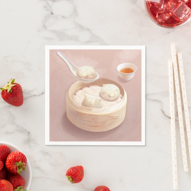 Bao Baby - Tea Time Bao Buddies Pappersservett (Insitu)