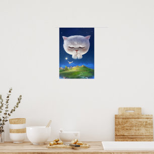 Bao Bao: Flytande bland stjärnor Natthimmel Dröm Poster