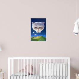 Bao Bao: Flytande bland stjärnor Natthimmel Dröm Poster