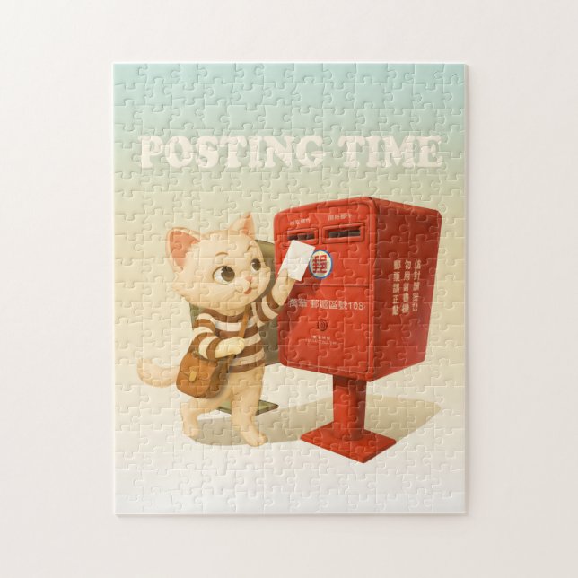 Bao Bao: Posting Time with Retro Taiwan Mailbox Pussel (Vertikal)