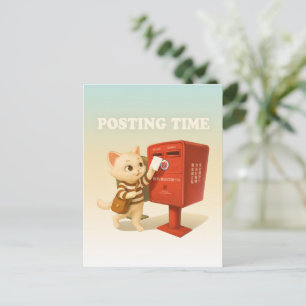 Bao Bao: Postningstid med Retro Taiwan brevlåda Meddelande Vykort