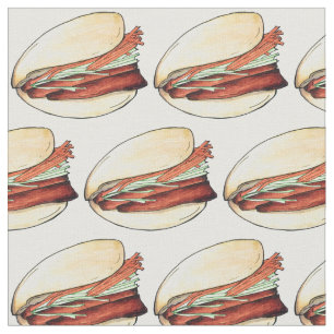 Bao Buns Porkbelly Lotus Bun Chinese Food Print Tyg