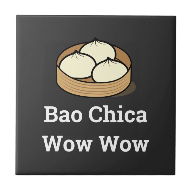 Bao Chica Wow Wow Ceramic Tile Kakelplatta (Framsidan)