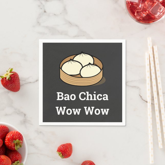 Bao Chica Wow Wow Pappersservett (Insitu)