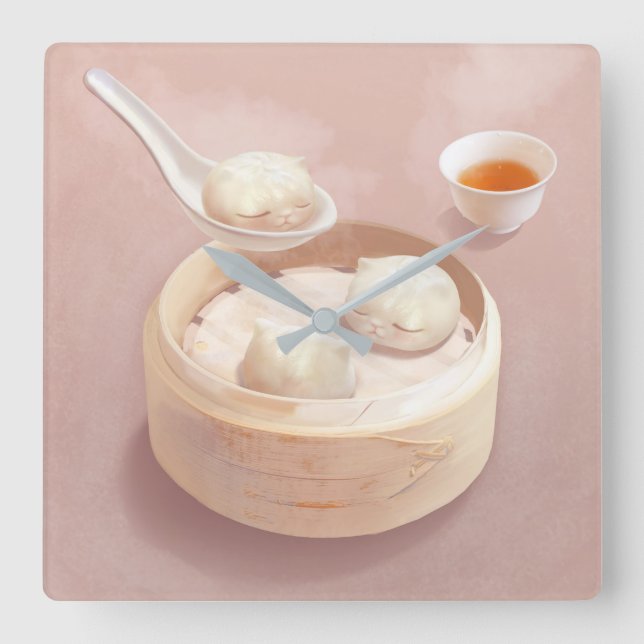 Bao Fyrkantig Klocka (Framsida)