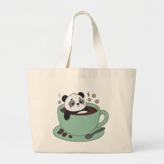 Bao Panda Bathing In Coffee Cup Cute Aesthetic Kaw Jumbo Tygkasse