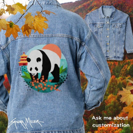 BAO SHI - Panda denim jacka