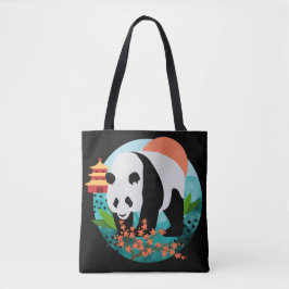 BAO SHI - Panda tote eller korskroppssäck Tygkasse