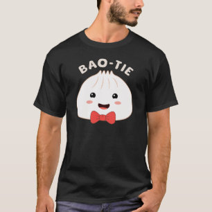 Bao Tie Flitig asiatisk mat Puns T Shirt