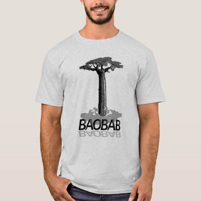 BAOBAB Träd T-shirt| Trädskjorta för Coola T Shirt (Framsida)