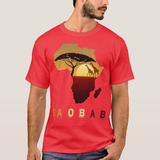 Baobab treesunsets baobab treeAfrica baobab träd T Shirt