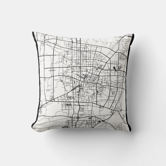 Baoding China Map Kudde (Framsida)