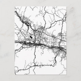 Baoji China City Map Vykort