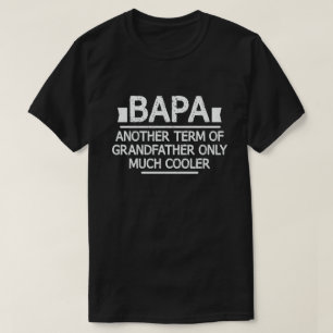 Bapa Definition Funny Betyder Coola Grandpa Gift  T Shirt