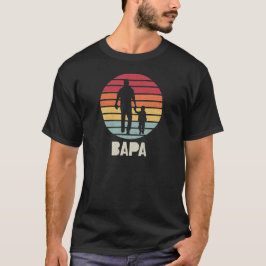 Bapa Vintage Retro Sunset Far och Child T Shirt