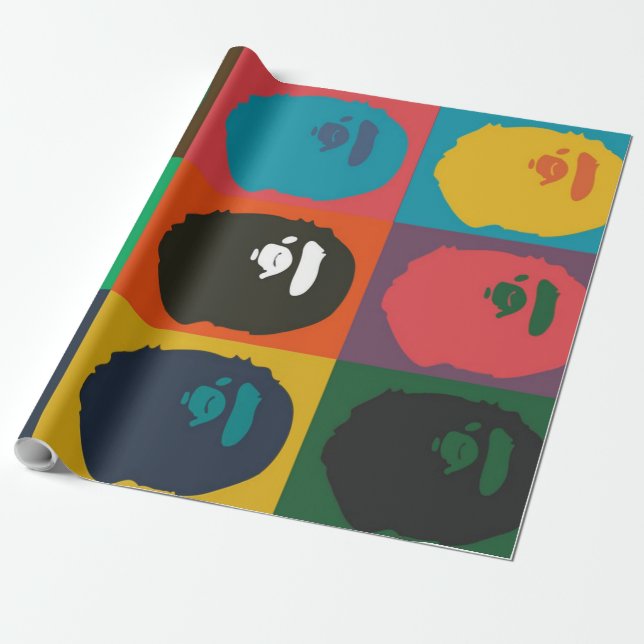 Bape monkey hypebeast presentpapper (Utrullad)