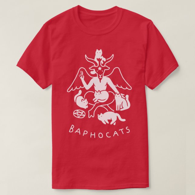 Baphokatter T Shirt (Design framsida)