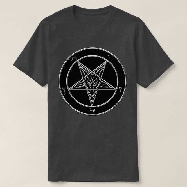 Baphomesigil T Shirt (Design framsida)