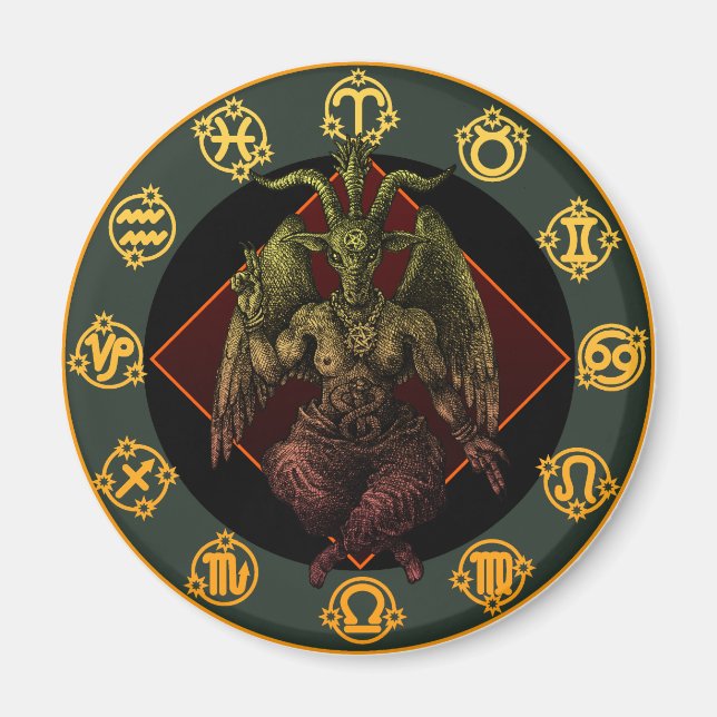 baphomet3 magnet (Framsidan)