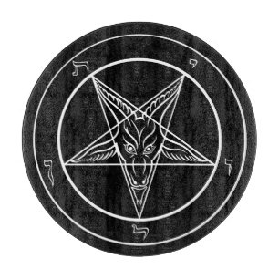 Baphomet 12" Glass skärbräda