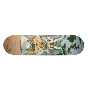 Baphomet 2 stiger ombord mini skateboard bräda 18,7 cm