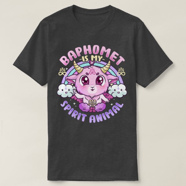 Baphomet är mitt andrag djur 1 t shirt (Design framsida)