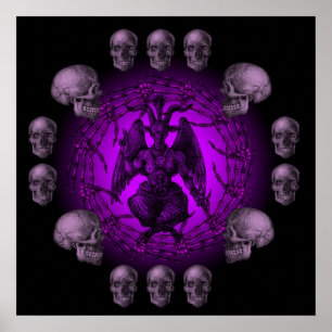 Baphomet bensamling poster