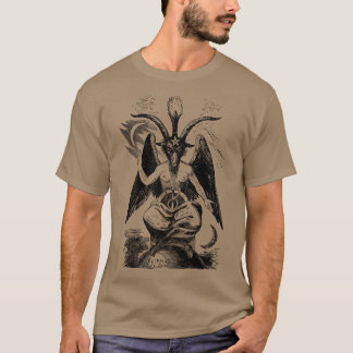 Baphomet - black print tee