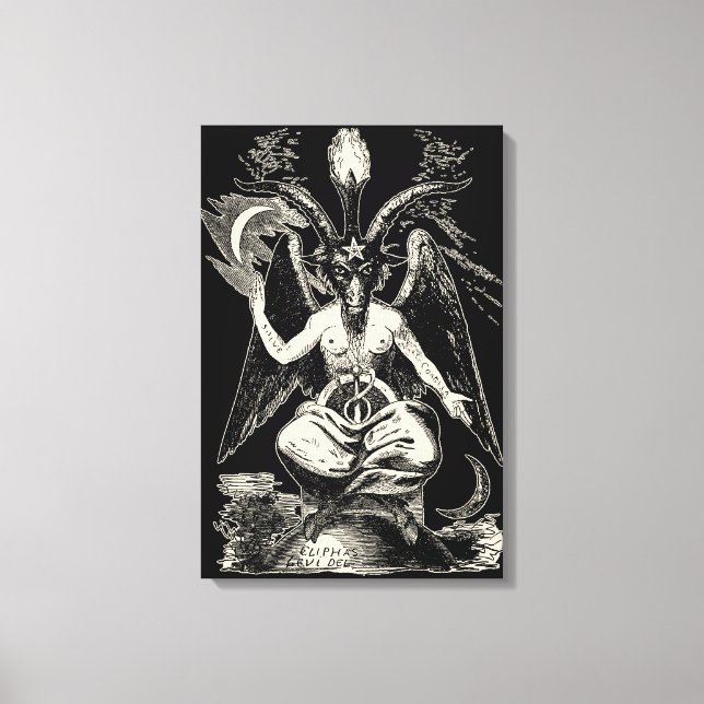 Baphomet Canvastryck (Framsida)