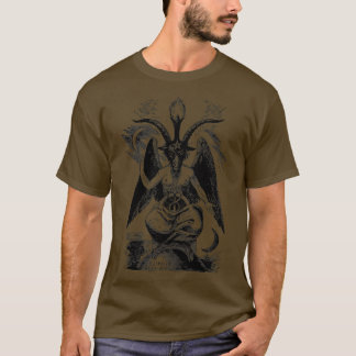 Baphomet Djävulen Sabbatic Goat Satan 2 T Shirt