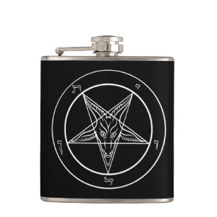 Baphomet flaska fickplunta